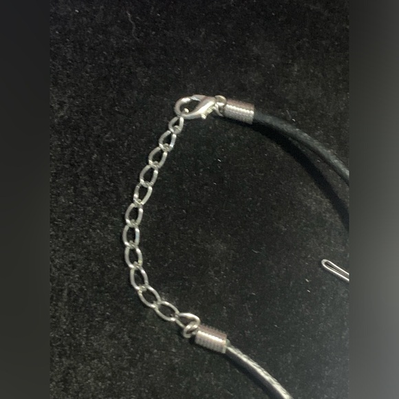 Sea foam Green Seaglass Pendant wrapped in wire with chain Cape Breton - Picture 5 of 5